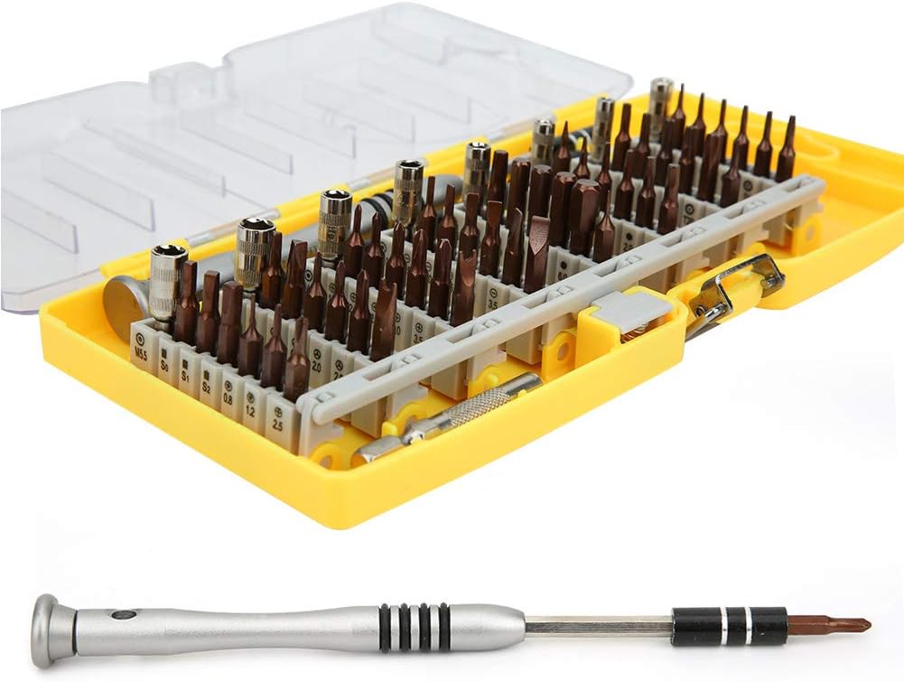 60-in-1 Schraubendreher-bit-set, Präzisions-reparaturwerkzeug-set Aus Chrom-vanadium-stahl Für Mobiltelefone, Brillen Und Andere Geräte
