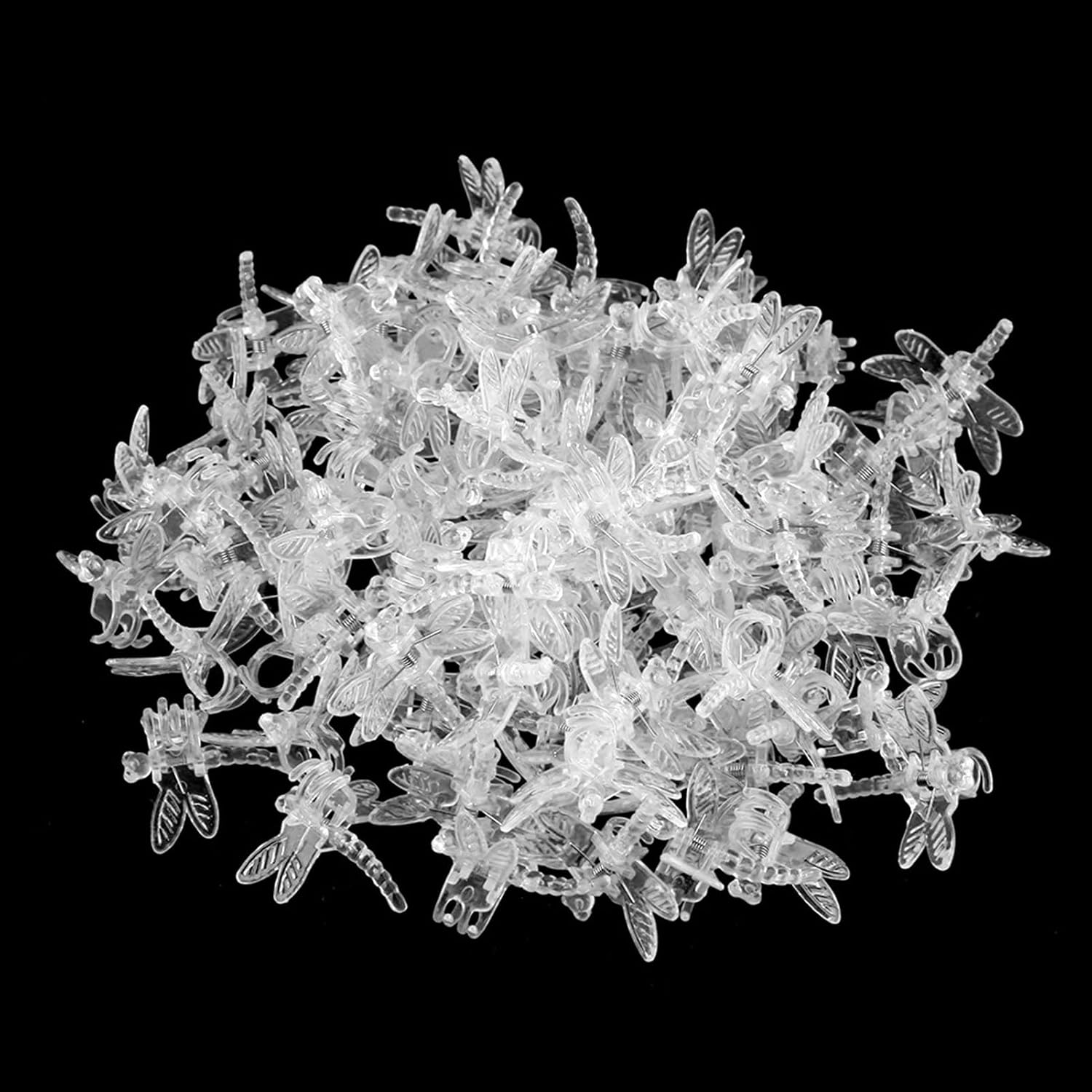 100 Stück Pflanzenstängelclips, Orchideenclips, Gartenpflanzenclips Mit Starkem Halt, Niedliches Design Für Orchideen, Tomaten, Gurken, Paprika, Kletterpflanzen