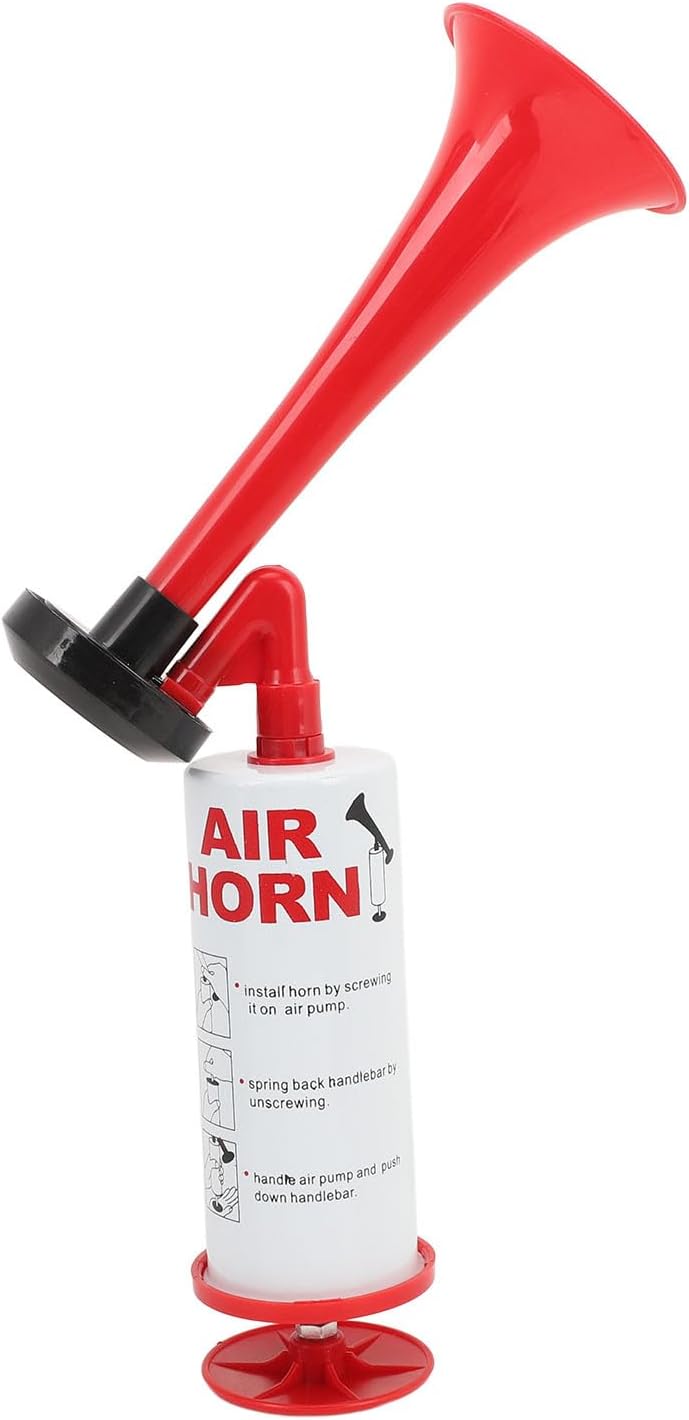 Tragbares Drucklufthorn, 120 Db Lautes Sicherheitshorn Für Boote, Wiederverwendbare Aluminium-luftpumpe Mit Rostfreiem Design, Ideal Für Sportveranstaltungen