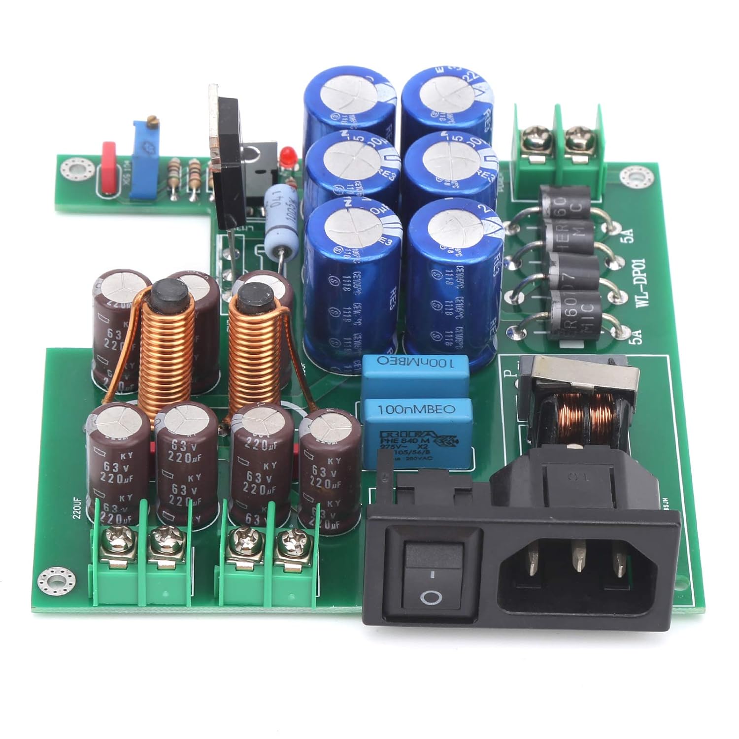 50-w-linearregler-netzteilmodul, Dc12v 3,5a Leiterplatte Mit Dreistufigem Filter Für Elektronikprojekte