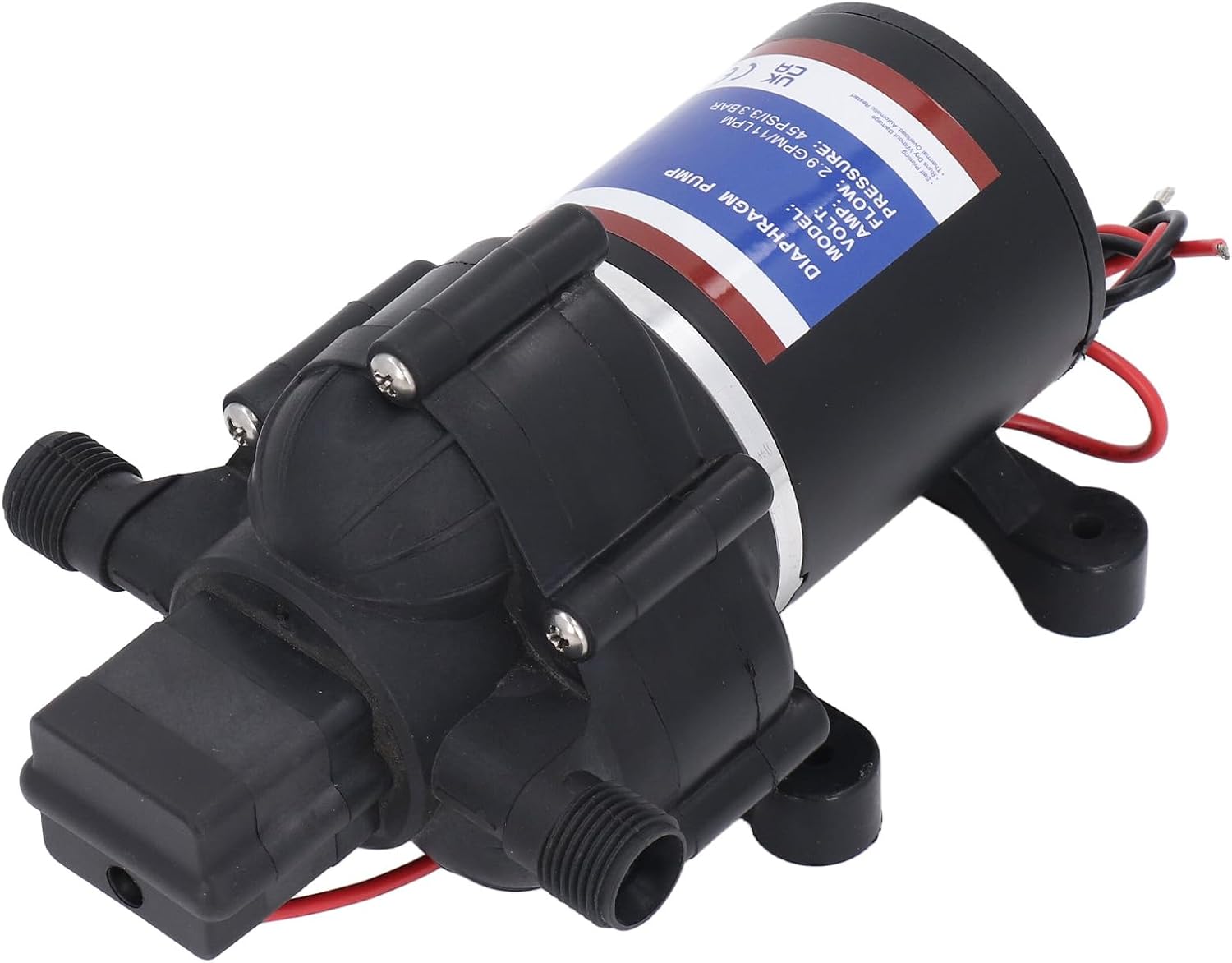 Tragbare, Selbstansaugende Membranwasserpumpe Mit 45 Psi Und 2,9 Gpm