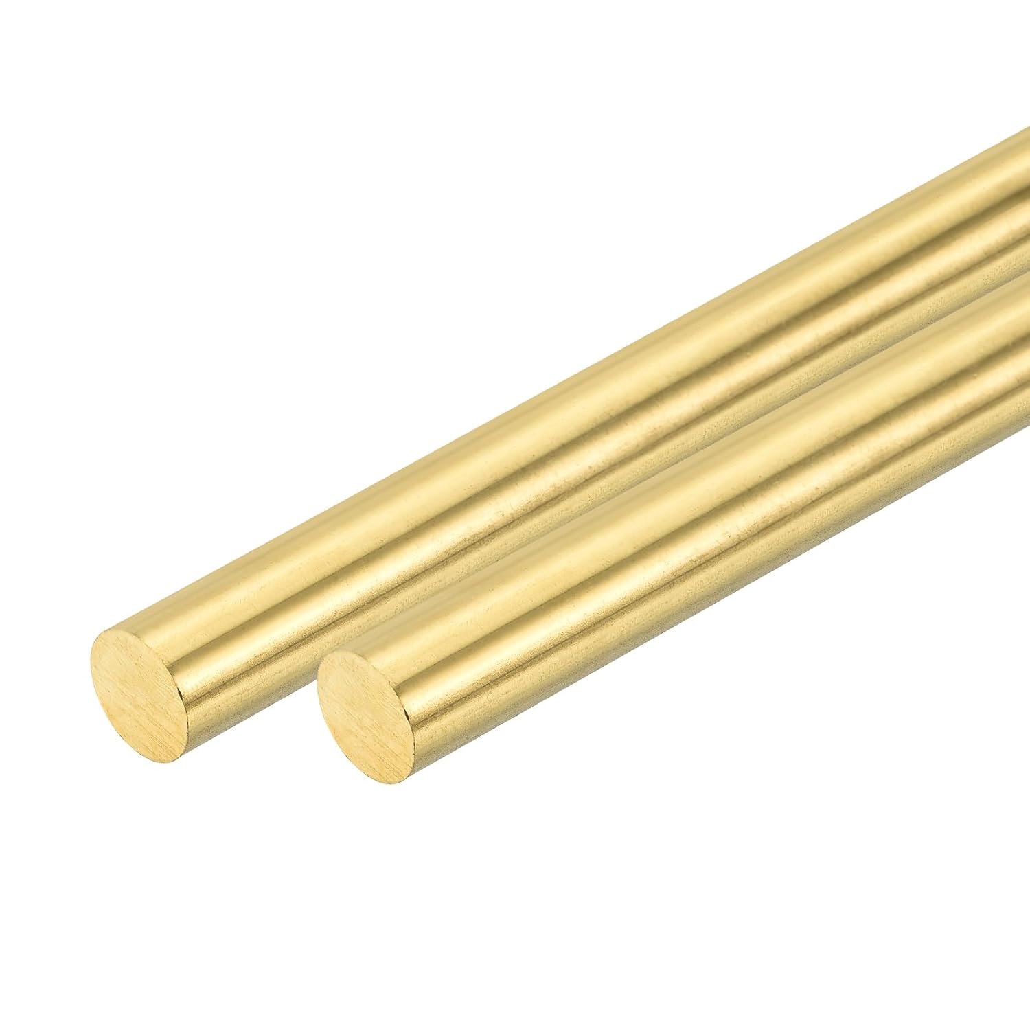 Set Mit 2 Runden Messingstangen 10 Mm X 102 Mm Für Heimwerkerprojekte