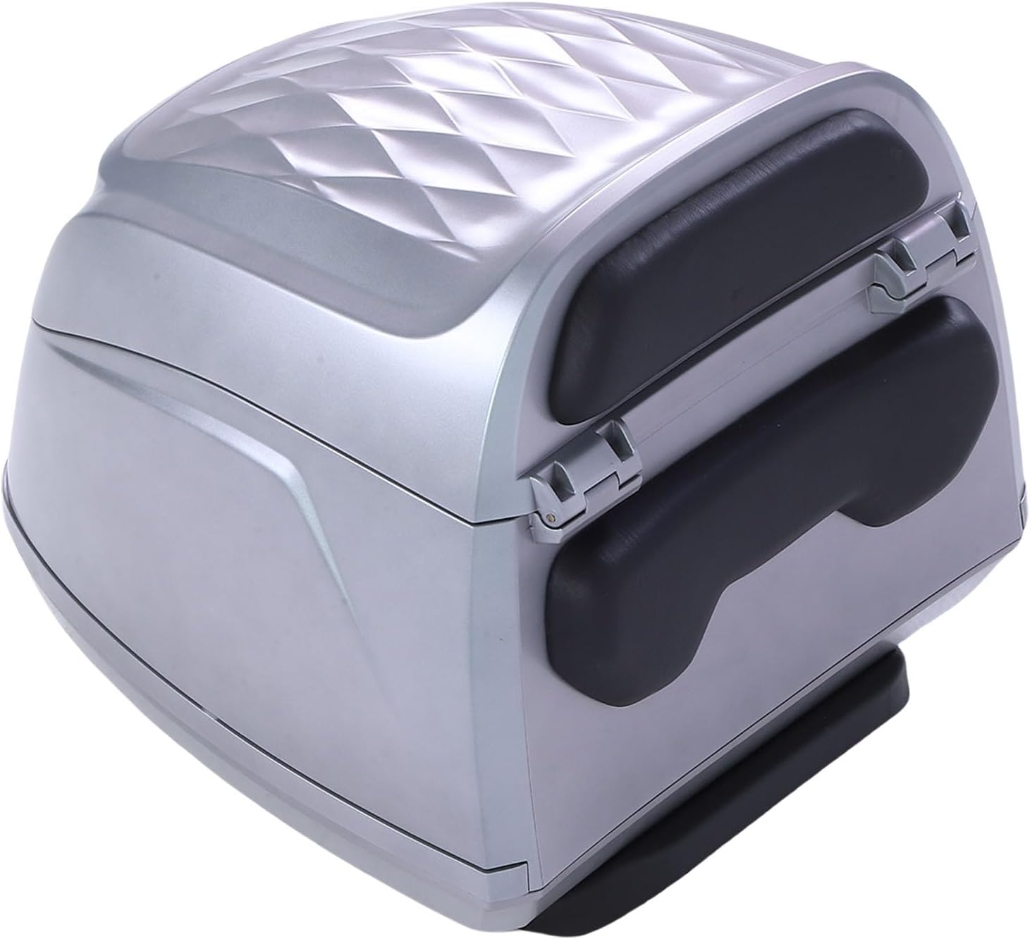 32-liter-topcase Für Hinten, Universeller Gepäckträger, Gepäckablage Für Hinten, Abs-material, Retro-stil Für Helm, Werkzeug, Roller (silber)