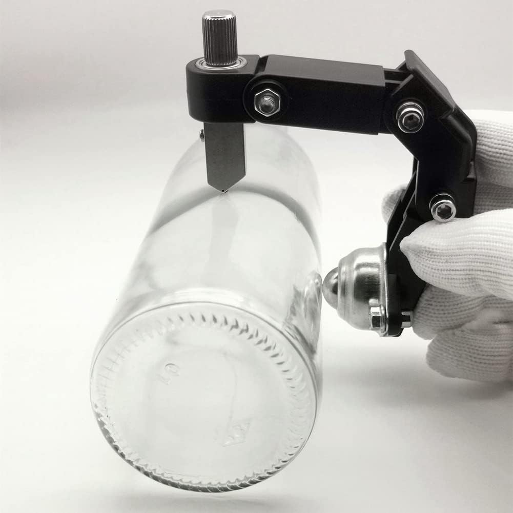 Glasflaschenschneider Mit Bogen – Tragbares Diy-werkzeug – Schnell-glasschneideset – Schneidemaschine Für Quadratische Und Runde Flaschen Mit Zubehör