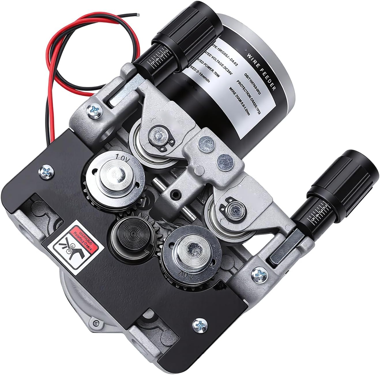 Mig-schweißdrahtvorschubmotor, 4 Drahtvorschubrollen, 4-rollen-antriebsmotor, Mechanismus