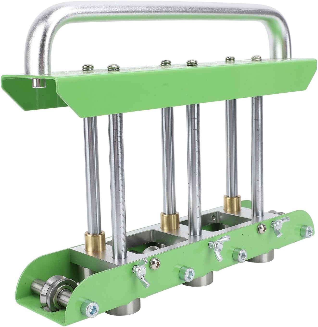 Dreistations-kantenbiegemaschine, 3-in-1-kantenbiegemaschine Für 29-22 Gauge Stahl Mit V-biegung, Verstellbaren Schrauben Und Tiefenanschlag, Ideal Zum Biegen