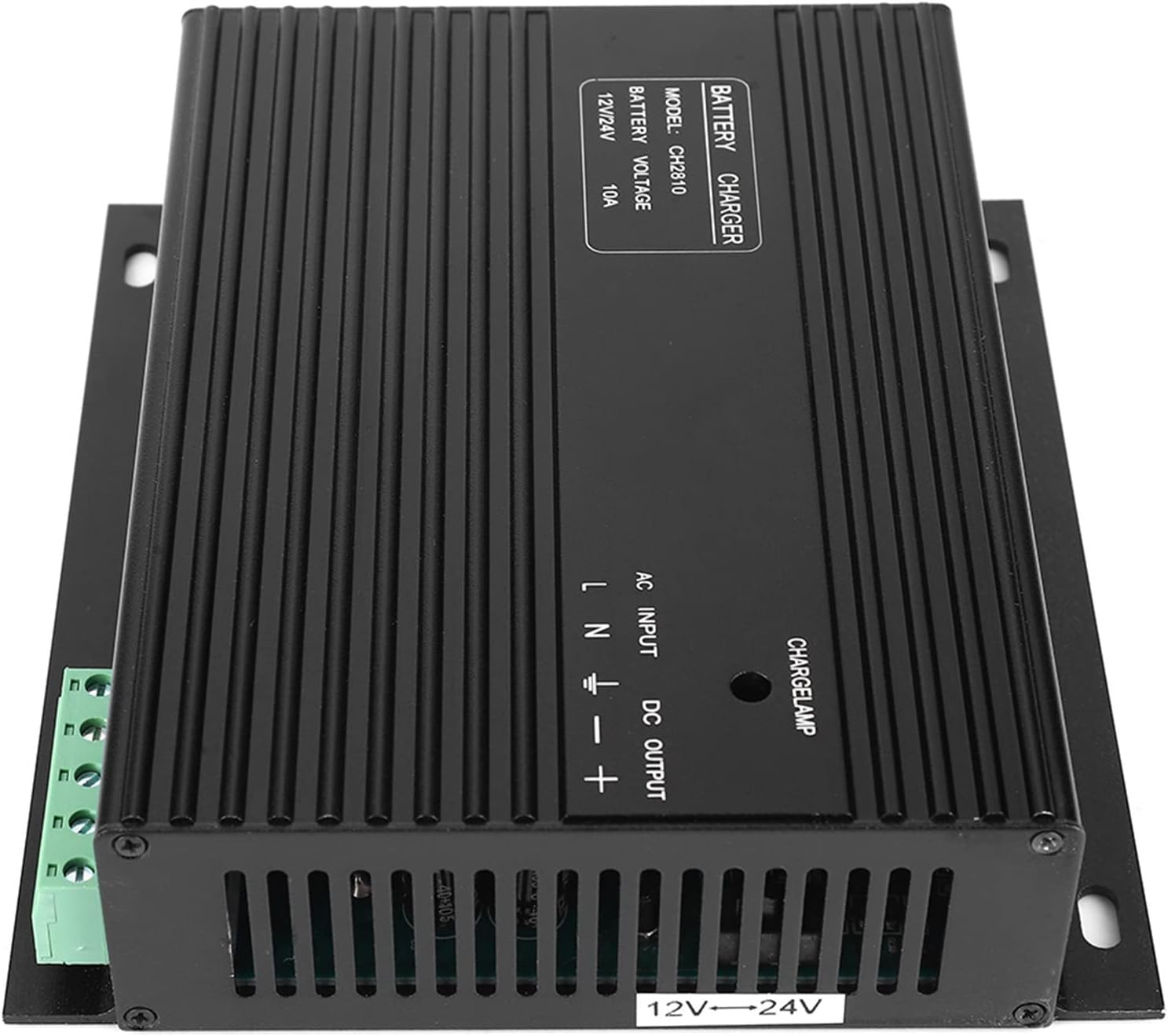 Intelligentes Batterieladegerät 10a Ch2810a Für Stromaggregate, Geeignet Für Verschiedene Marken (12v/24v), Versiegelt, Robust, Weitbereichstemperatur, Ac 80-275v, 20-600hz