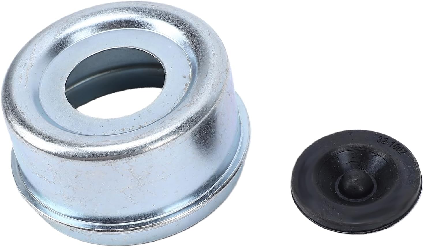2,72 Zoll Schutz-staubschutzkappe Für Anhängerachsen Mit Ersatz-radkappe Aus Metall-gummi-konstruktion Und Fettabdichtung Für Boote