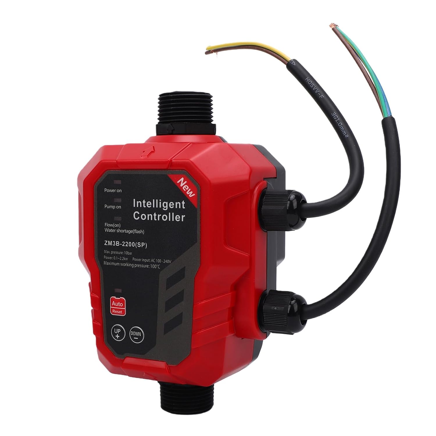 Intelligenter Elektronischer Wasserpumpen-druckregler, 10 Bar Einstellbarer Automatischer Start/stopp-schalter, Tauchpumpen-steuerung Mit Anzeigen