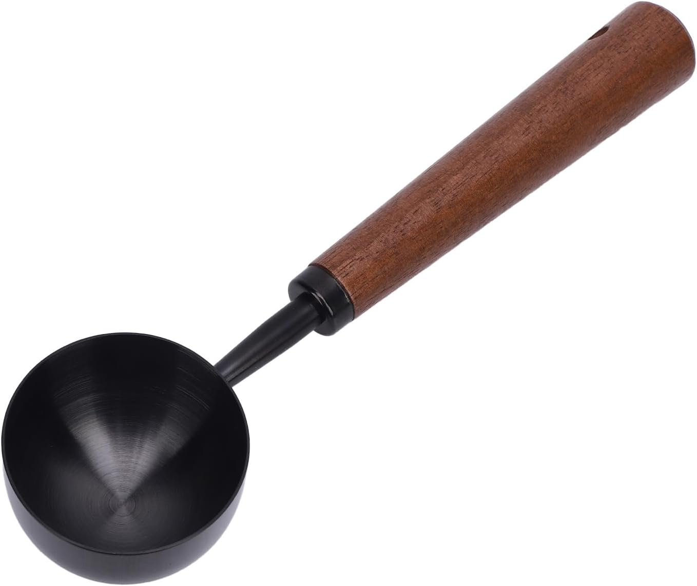 Vintage Messlöffel, Kaffeelöffel Mit Langem Griff Aus Holz Und Edelstahl 304, 10 G Fassungsvermögen, Mit Griff Aus Verbundholz, Ideal Für Tee Und Backwaren.