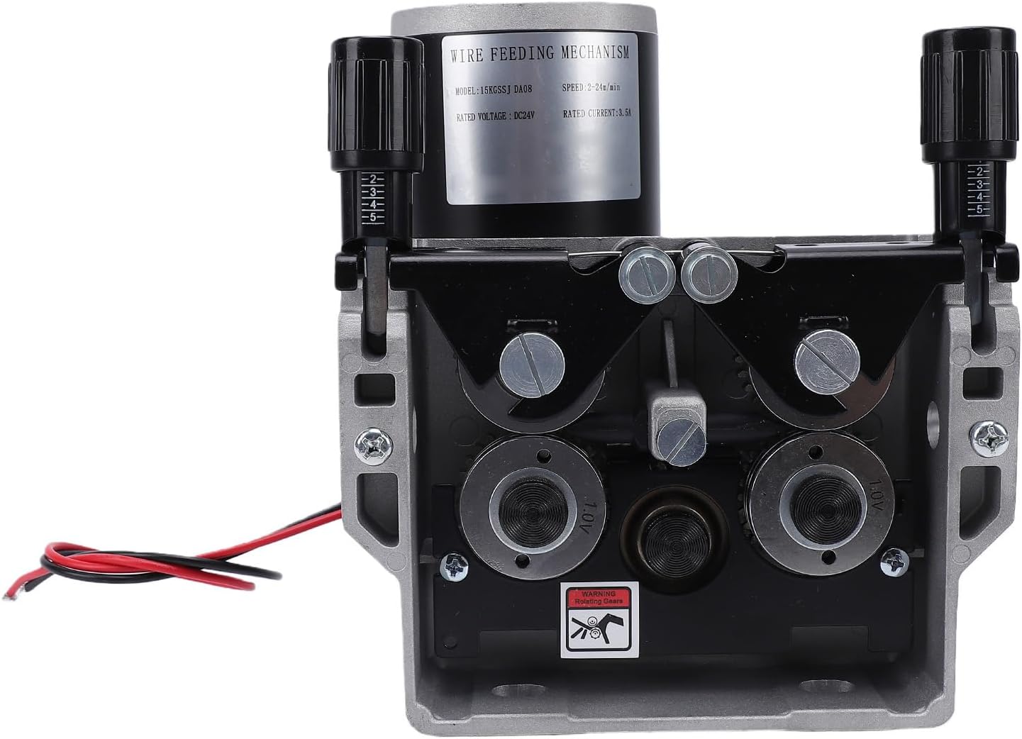 Drahtvorschubmotor Für Mig-schweißgeräte, 4-rollen-antriebsmechanismus, Geschwindigkeit 2–24 M/min, Drahtdurchmesser 0,8–1,0 Mm, Mit Gehäuse Aus Aluminiumlegierung
