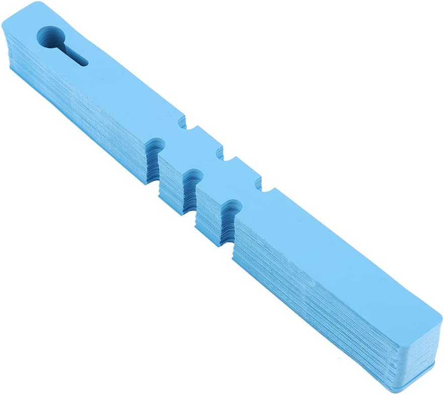 Pvc-pflanzenetiketten, 100 Stück, Schlaufen-gartenetiketten Mit 3 Verstellbaren Kartenschlitzen Zur Kennzeichnung Von Saatschalen Und Töpfen
