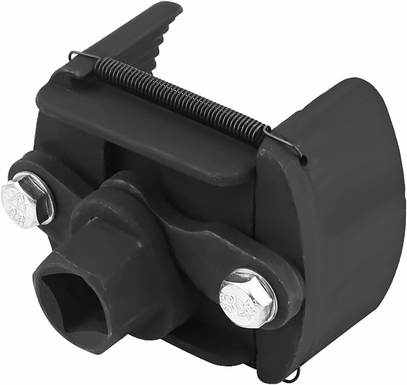 Verstellbarer 2-backen-ölfilterschlüssel, Universelles Werkzeug Zum Entfernen Von Kraftstofflösemitteln Aus Schwarzem Gussstahl, 60-80 Mm, Für Hobby-kfz-mechaniker