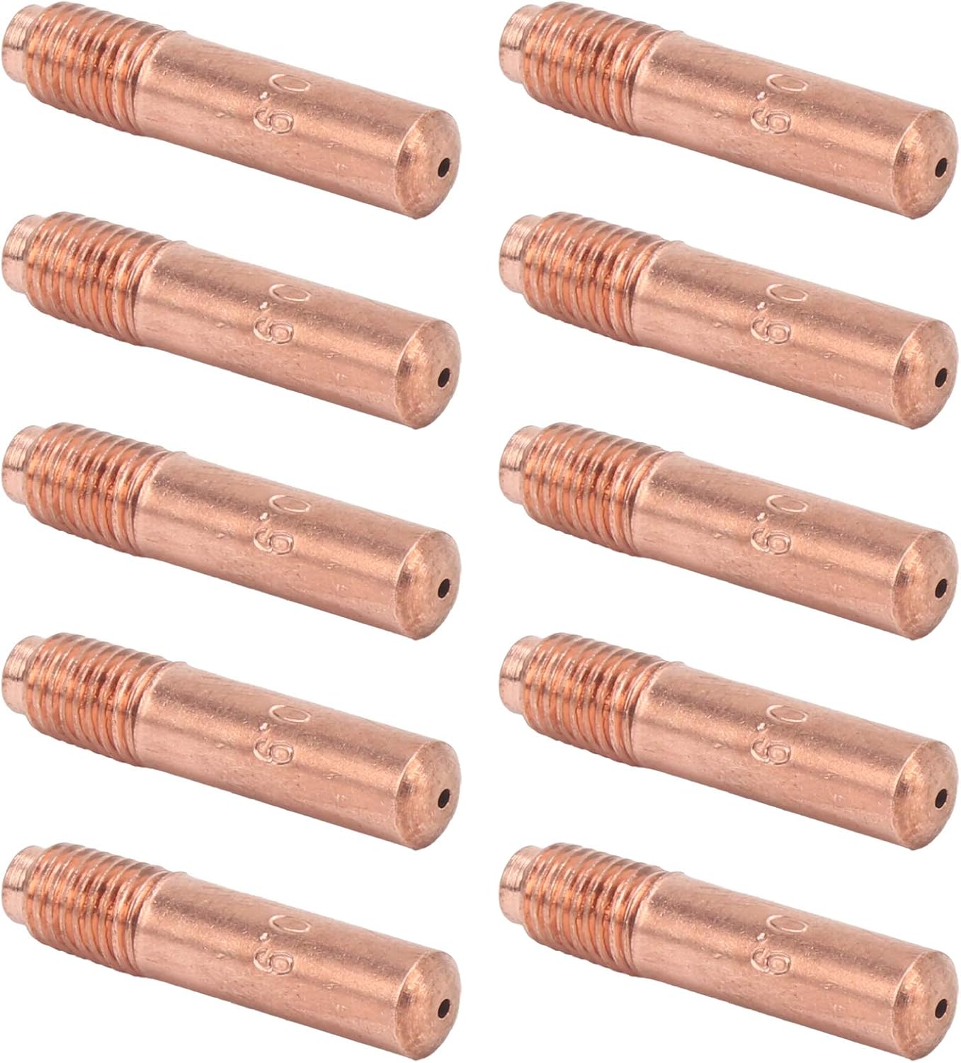 Kupferleitende Düsen Für Mig-schweißen, 0,9 Mm, Kleine Spitzen, Glatte Oberfläche, 10 Düsen, Schweißzubehör, 10 Stück