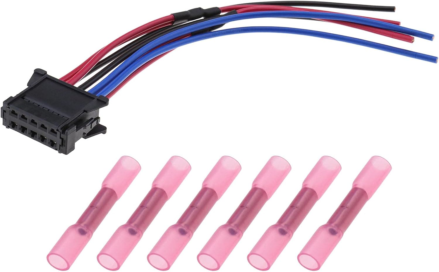 Gebläsemotor-widerstandskabelbaum Mit 50 Mm²-1,50 Mm² Stecker 8200729298, Kompatibel Mit Renault Megane, Clio, Scenic Und Twingo