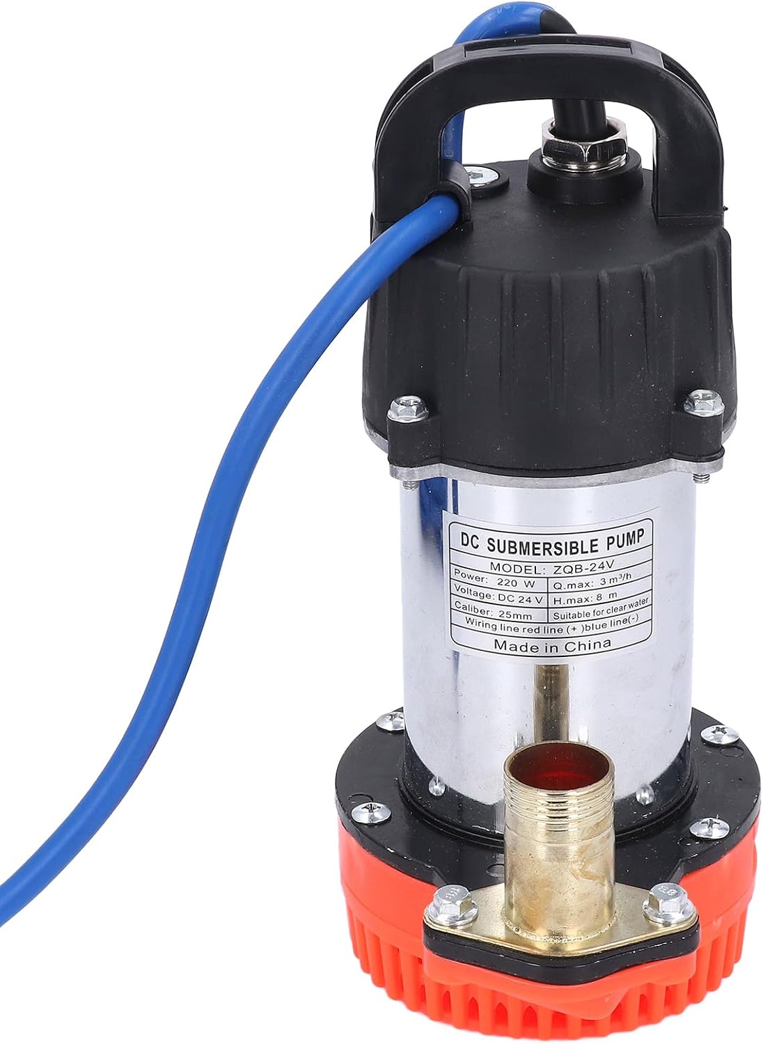 24v Dc 220w 8m Hochdruck-tauchpumpe Für Bewässerung