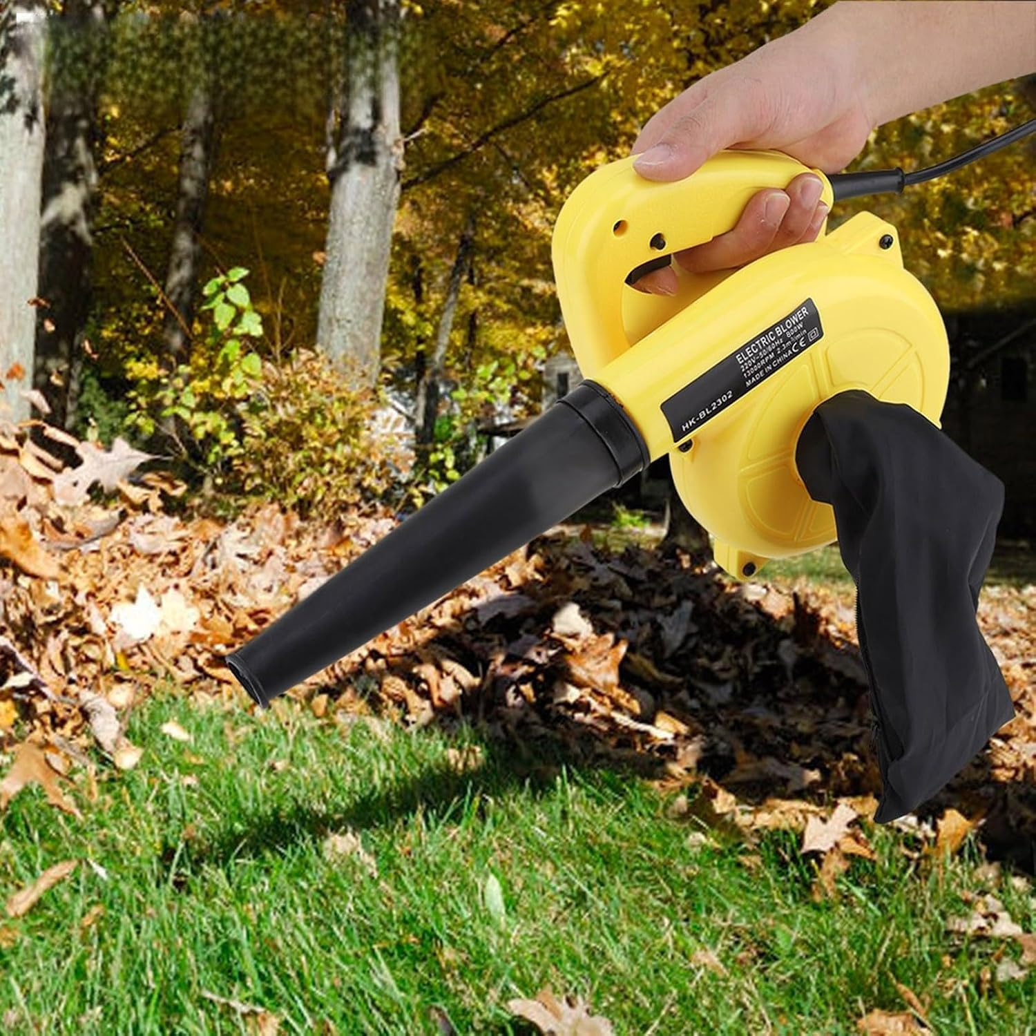 Tragbarer 800-w-luftbläser Mit 2-in-1-funktion (blasen Und Staubabsaugung) Für Computer, Auto, Garten Und Zur Staubentfernung