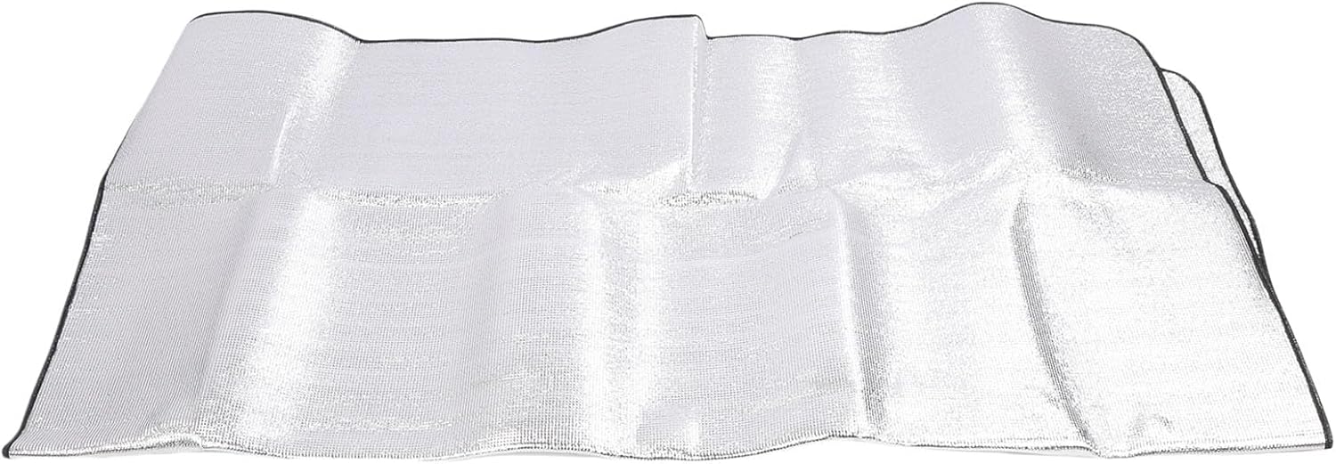 Picknickdecke Aus Aluminiumfolie, Doppelseitige Campingmatte 200 X 200 Cm, Wasserdicht Und Schmutzabweisend, Für Strandzelte, Picknicks Und Camping