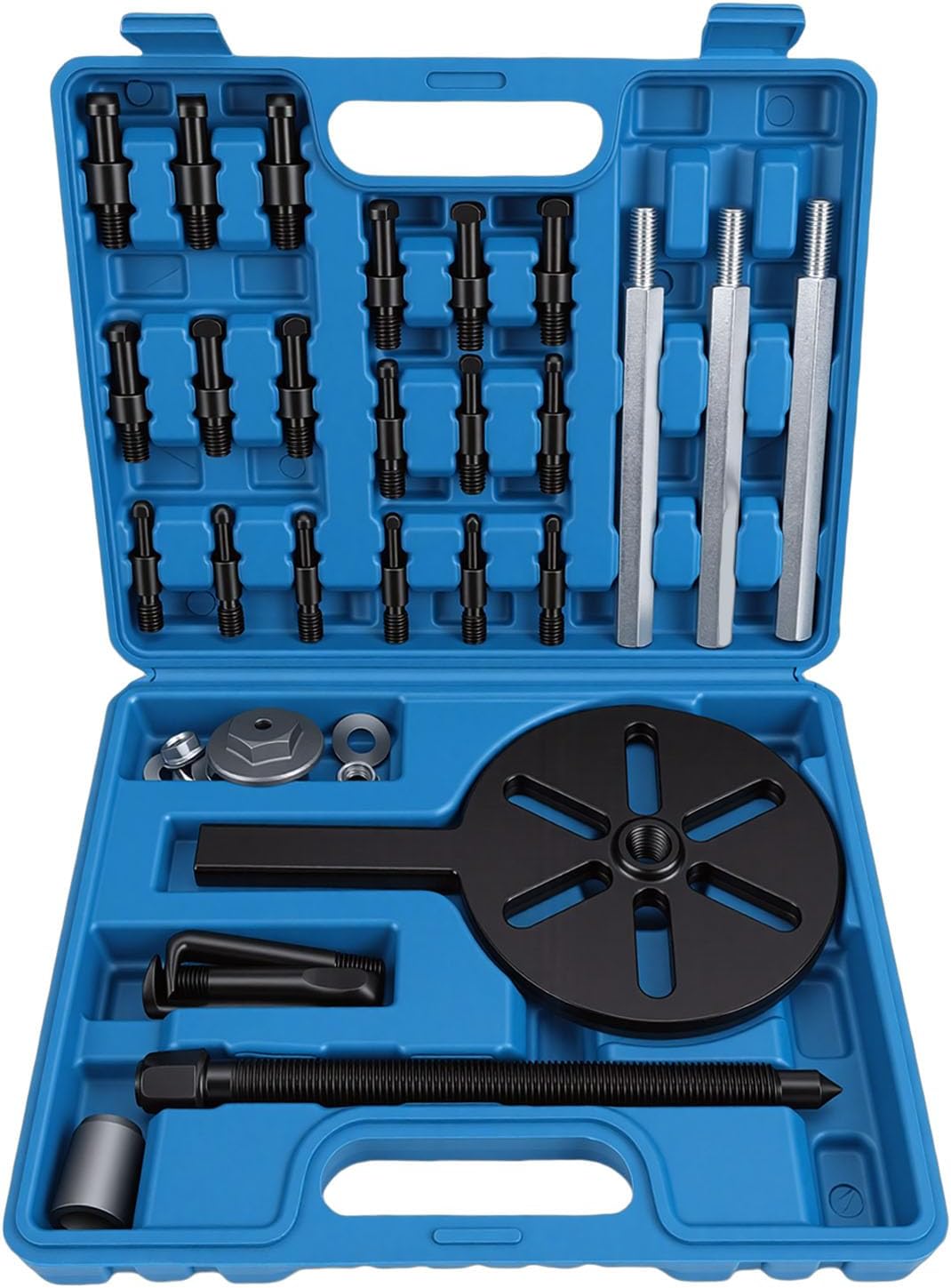 Lagerabzieher, 3-backen-abzieher-set Aus Massivem, Hochhartem, Geschmiedetem Rotstahl Mit Schwarzer Oxidbeschichtung, Für Dl1-, Dl2-, Dl3-, Dl4-, Dl5- Und Dl6-lager.