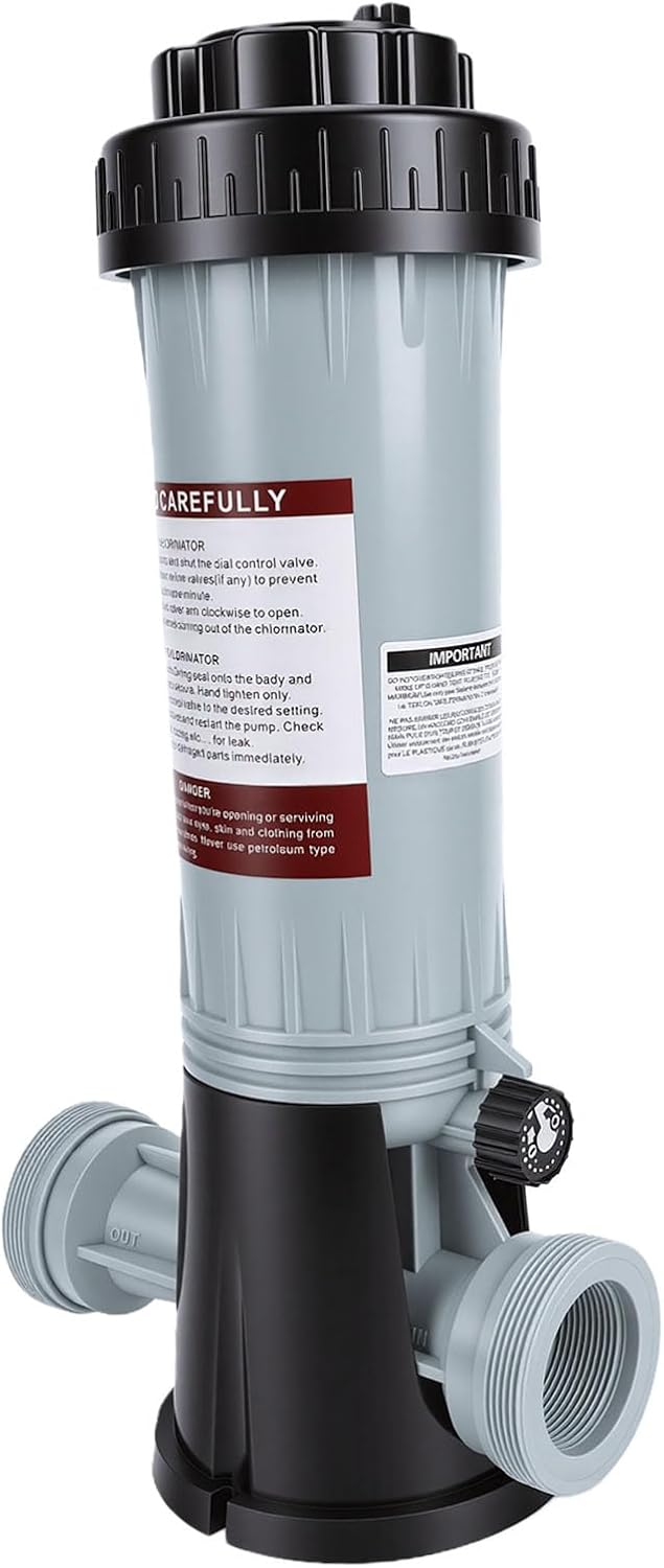 Automatischer Poolchlorinator, Automatischer Chlordosierer, Inline-chlordosierer Mit Durchflussregelung Für Aufstell- Und Einbaupools Und Whirlpools