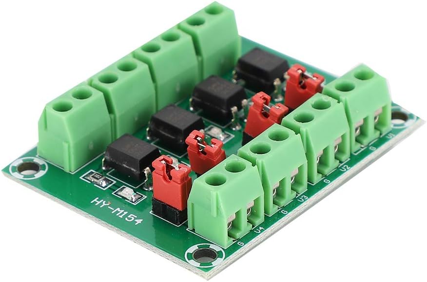 4-kanal-spannungswandler-adapterplatine Mit Optokopplerisolierter Schaltung (3,3 V Bis 5 V Bis 0,6 V) Und Fotoelektrischer Trennung Für Relaissteuerung
