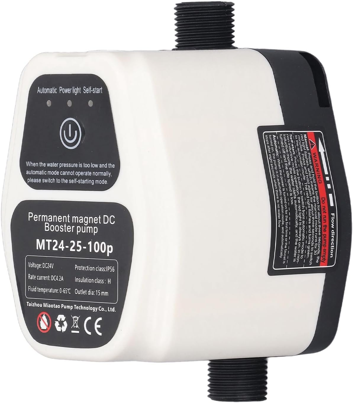 24-v-gleichstrom-wasserpumpe, 100 W, 25 L/min, Mit Erkennung
