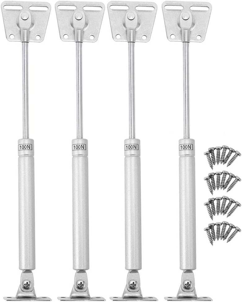 Gasdruckfeder Aus Zinklegierung, 4-teiliges Set Mit Kompletter Puffervorrichtung Für Schranktüren, Drehtüren Und Kipptüren