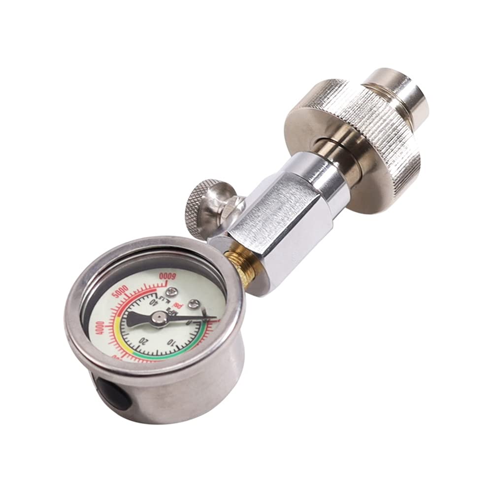 Din 232/300 Bar Taucherluftflaschen-druckprüfgerät Mit 400 Bar/6000 Psi Manometer