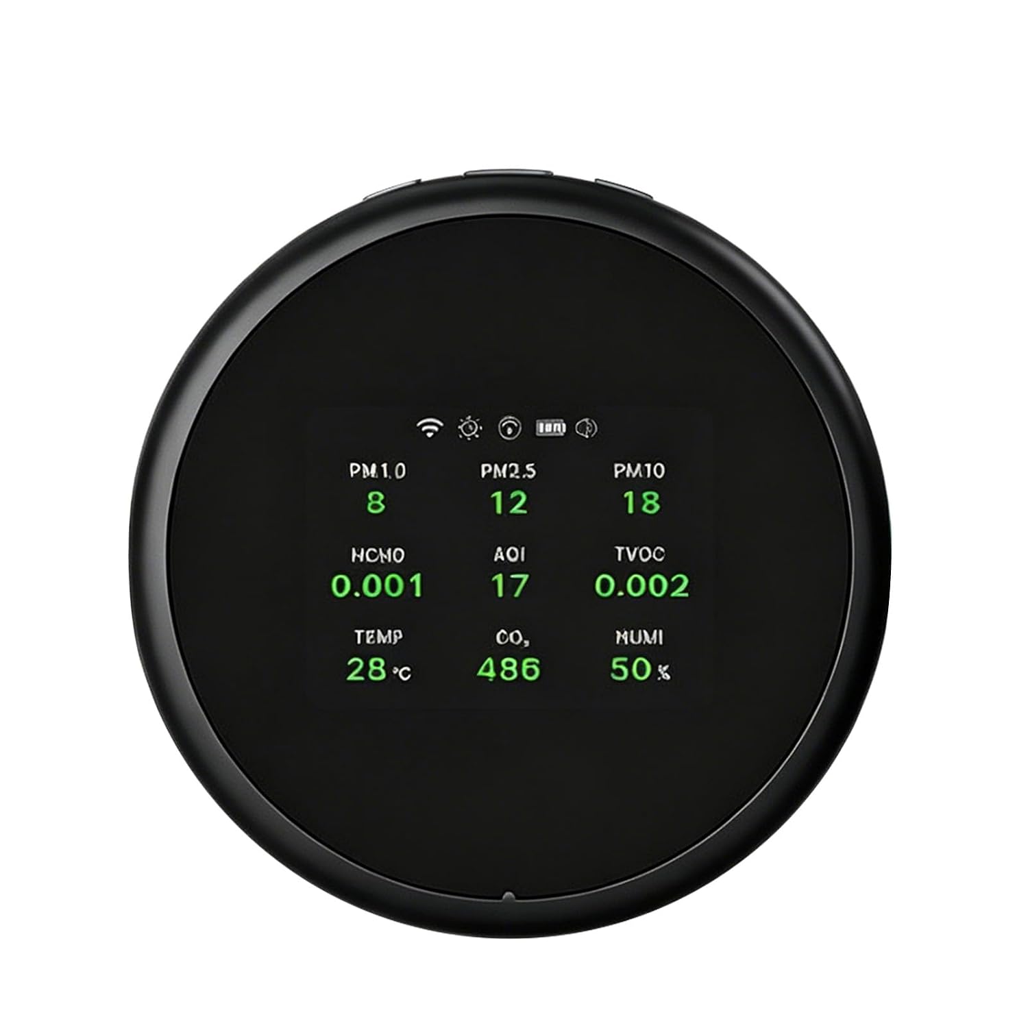 Wlan-luftqualitätsmonitor, 9-in-1 Co2- Und Pm2,5-detektor
