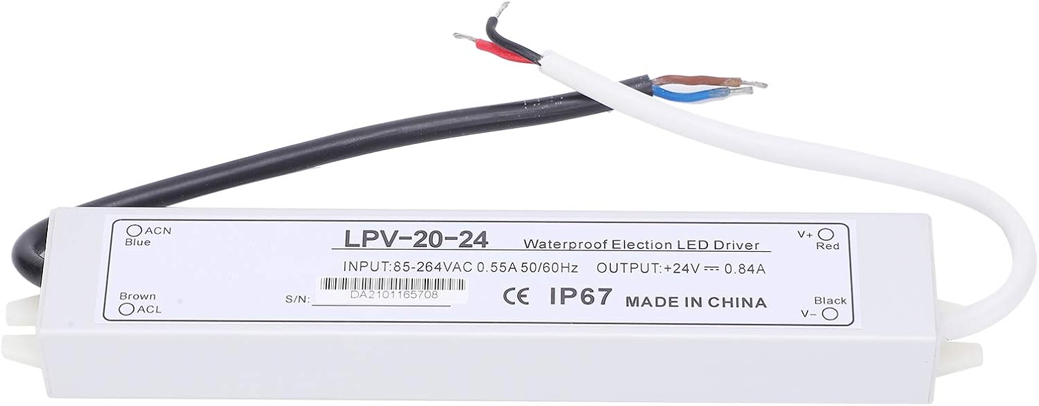 24-v-gleichstrom-led-netzteil, Ip67 Wasserdicht, 20 W