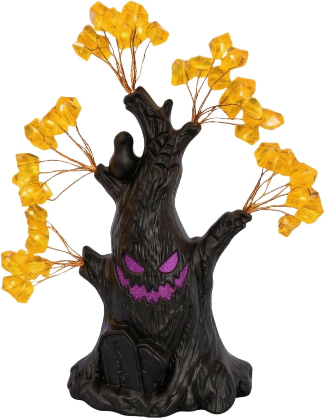 Glitzernde Halloween-baumlampe