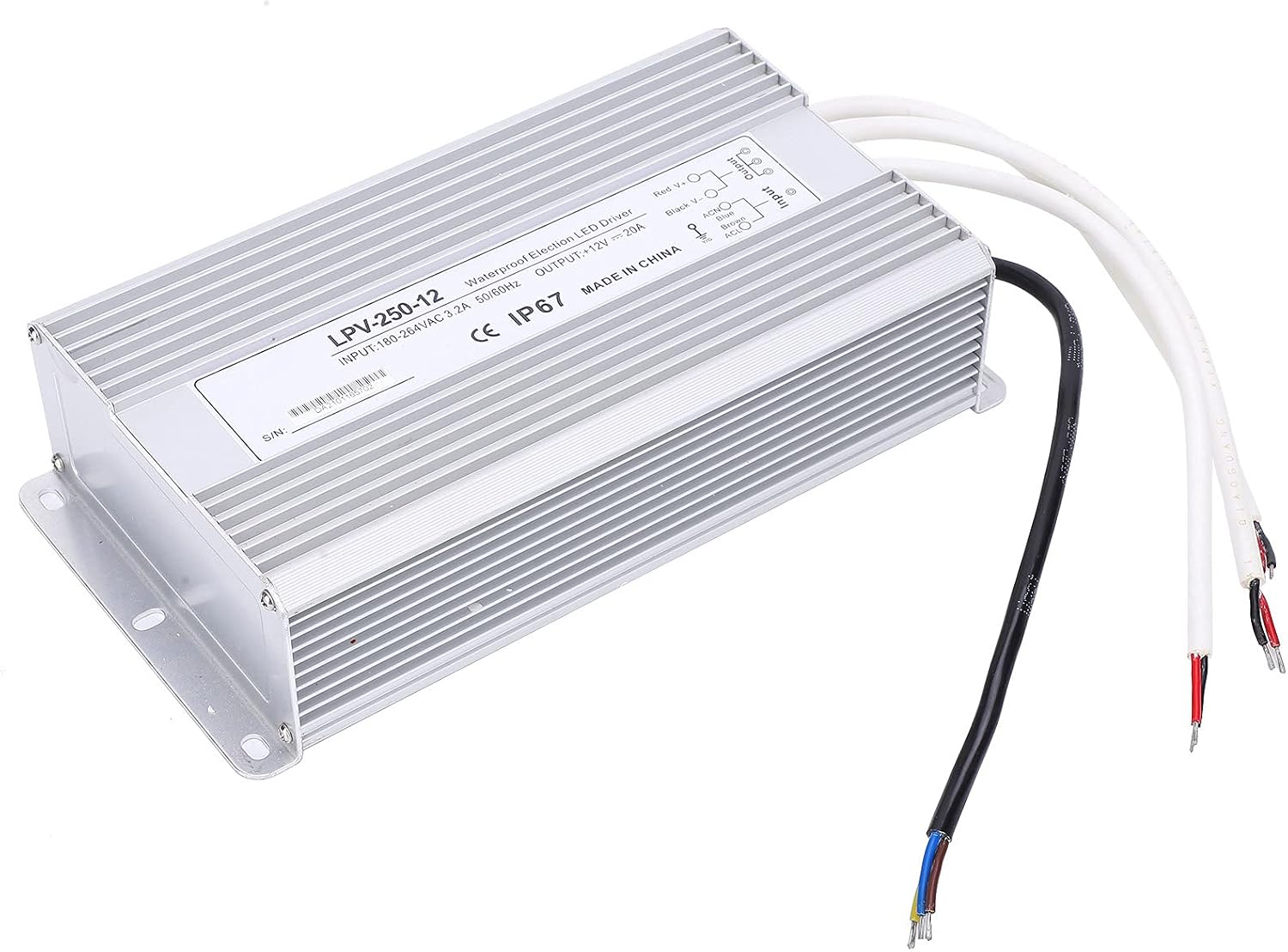 Ip67 Wasserdichter Led-treiber 12v 250w Stromversorgung