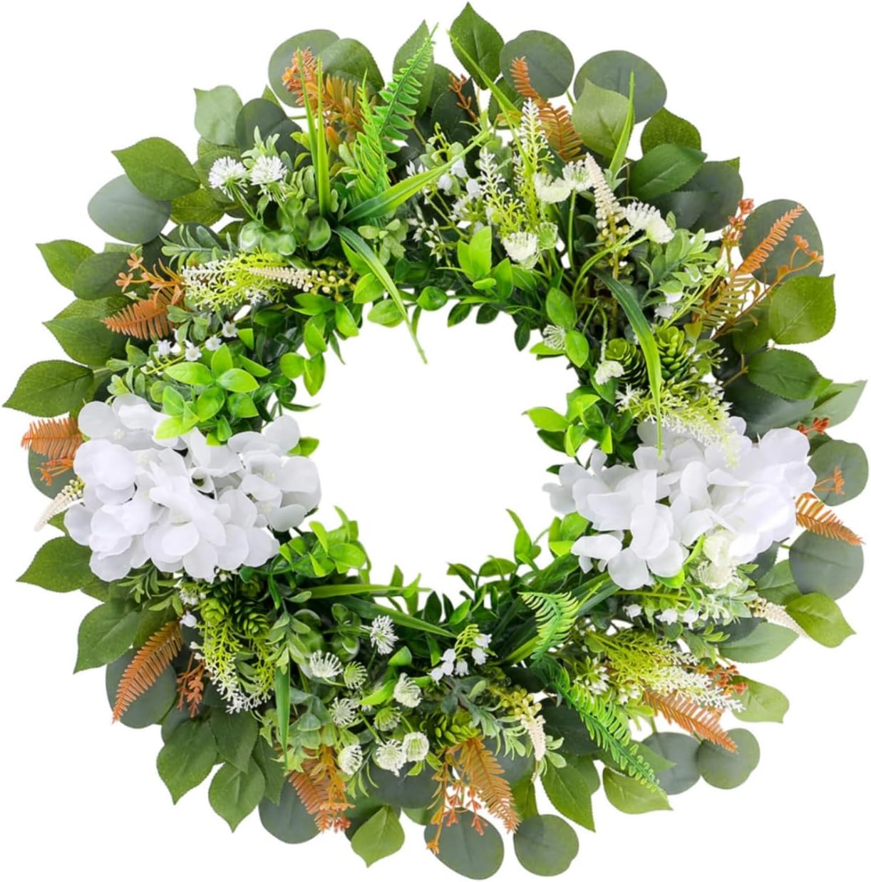 Künstlicher Blumenkranz Realistischer, Künstlicher Kranz, Leicht, Für Tür Und Eingang
