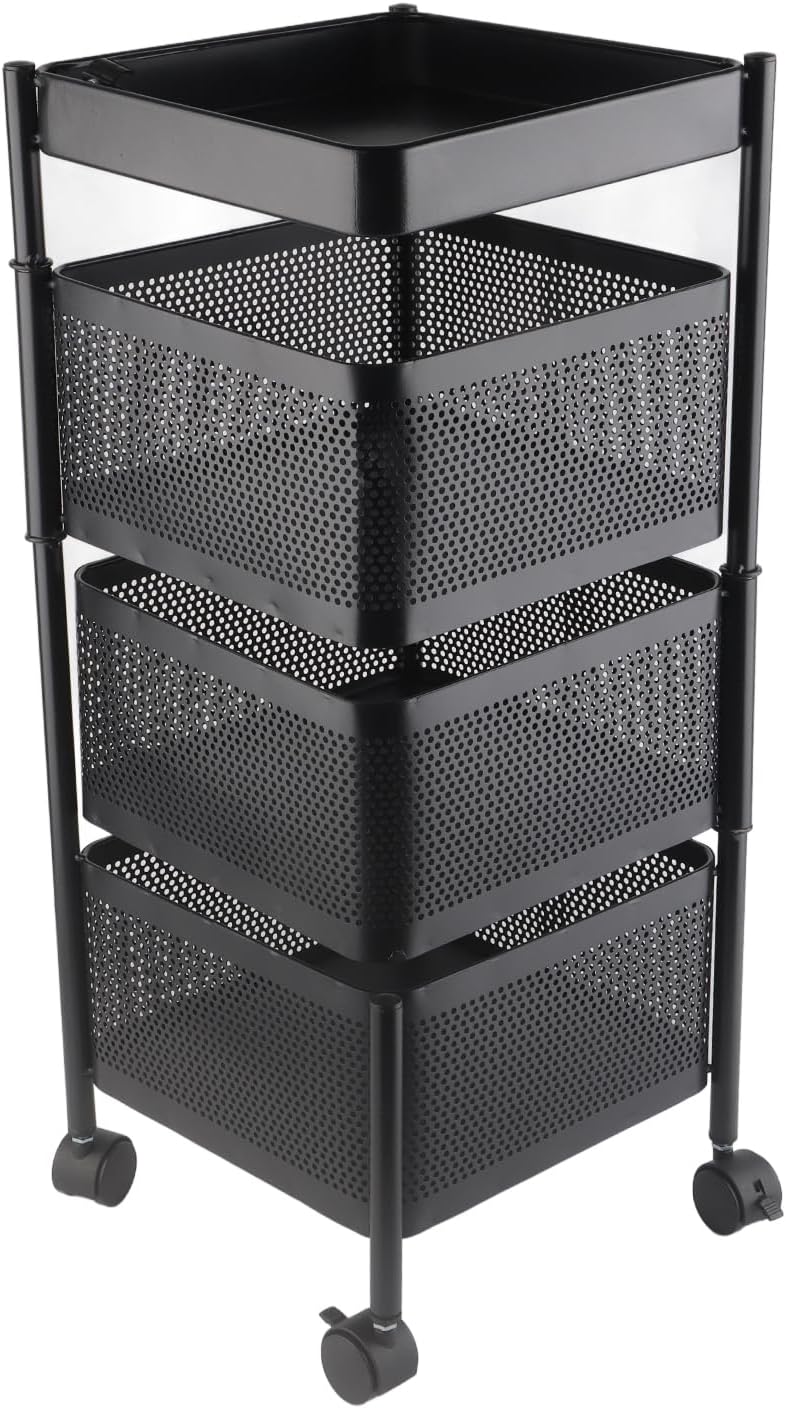 Drehbarer Küchenschrank, Aufbewahrungsregal Aus Metall, Drehbarer Organizer Aus Aluminiumlegierung, Durchmesser 5,9 Cm, Höhe 4,7 Cm, Per Fingerbedienung Bedienbar