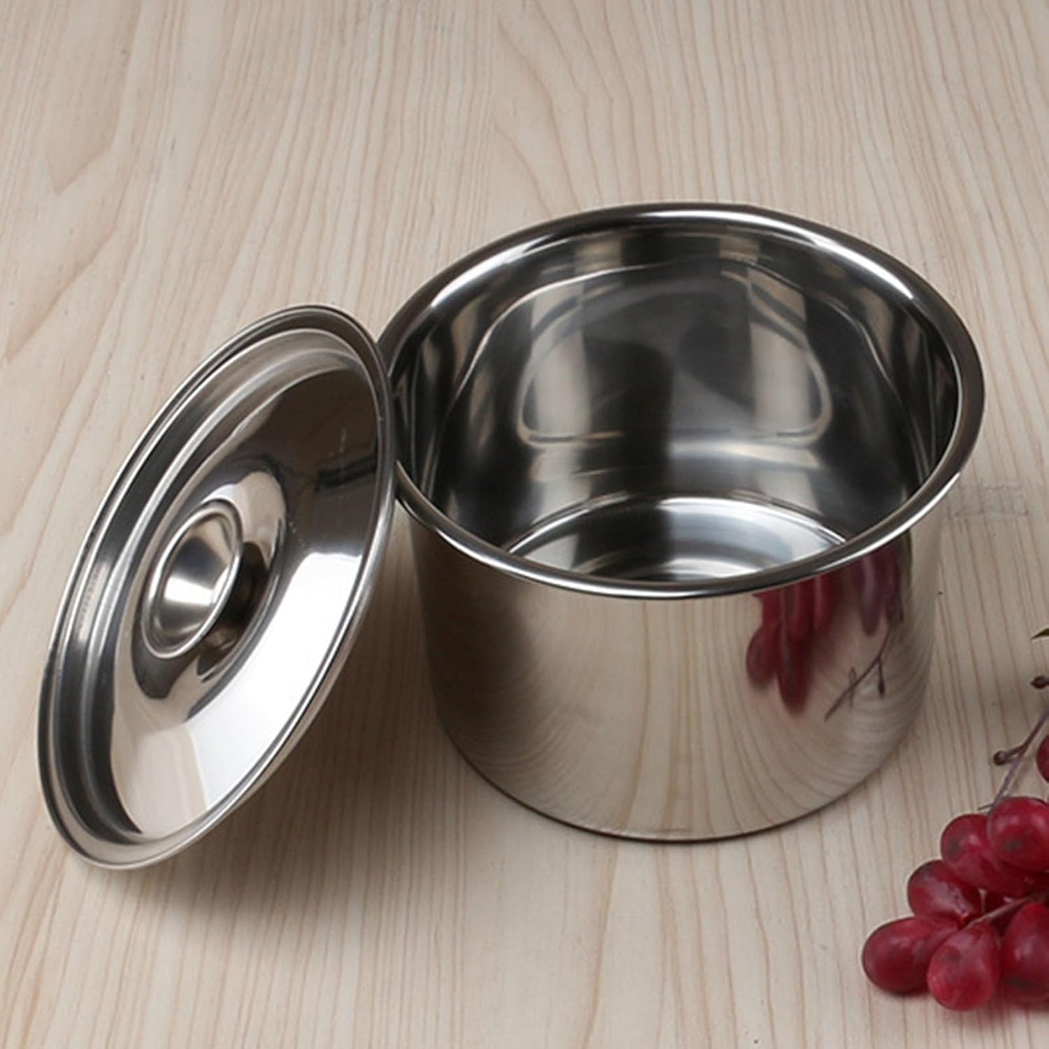 Edelstahl-kochtopf Mit Deckel, Kochtopf (20 Cm)