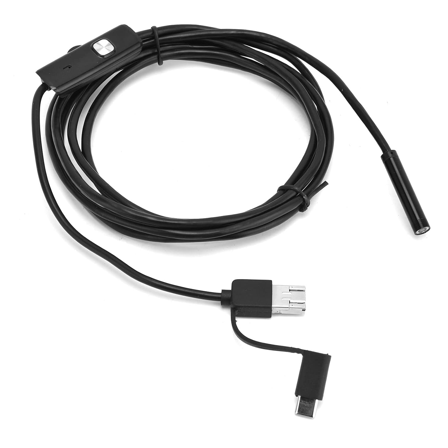 Usb-boreskop-endoskop, 8 Mm, 6 Leds, Stufenlose Dimmung, Ip67