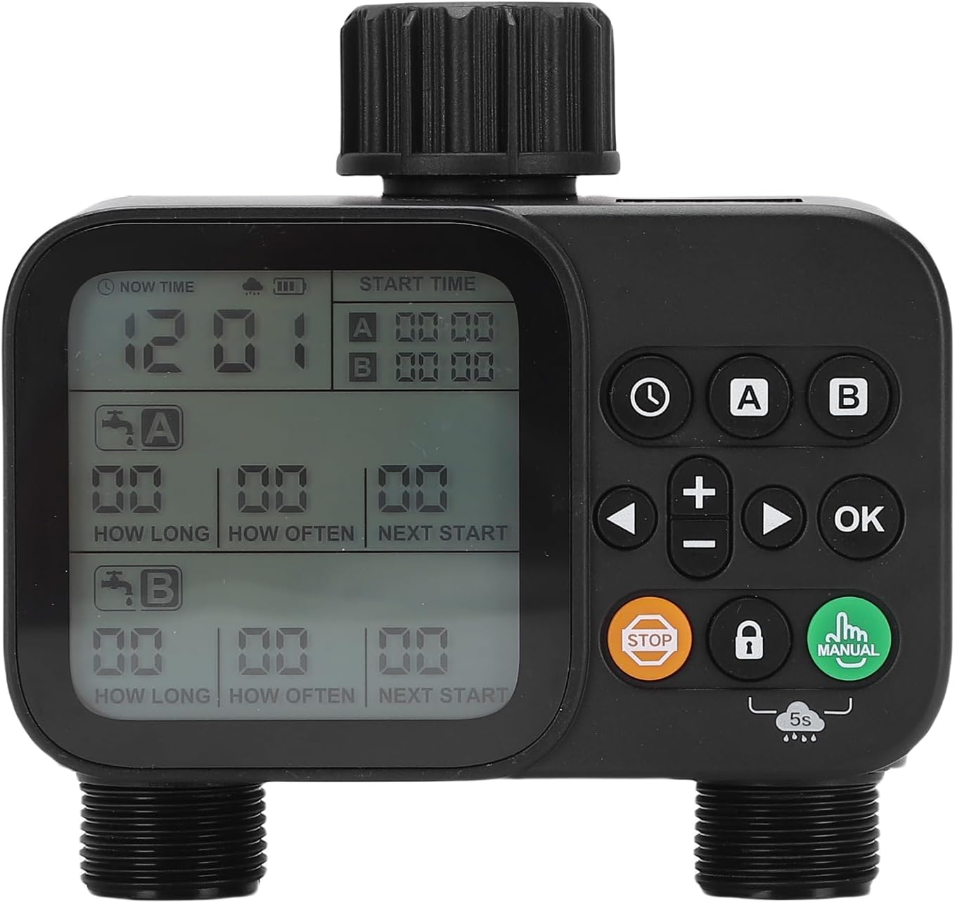 Programmierbarer Rasensprenger Mit Wasserdichter Konstruktion