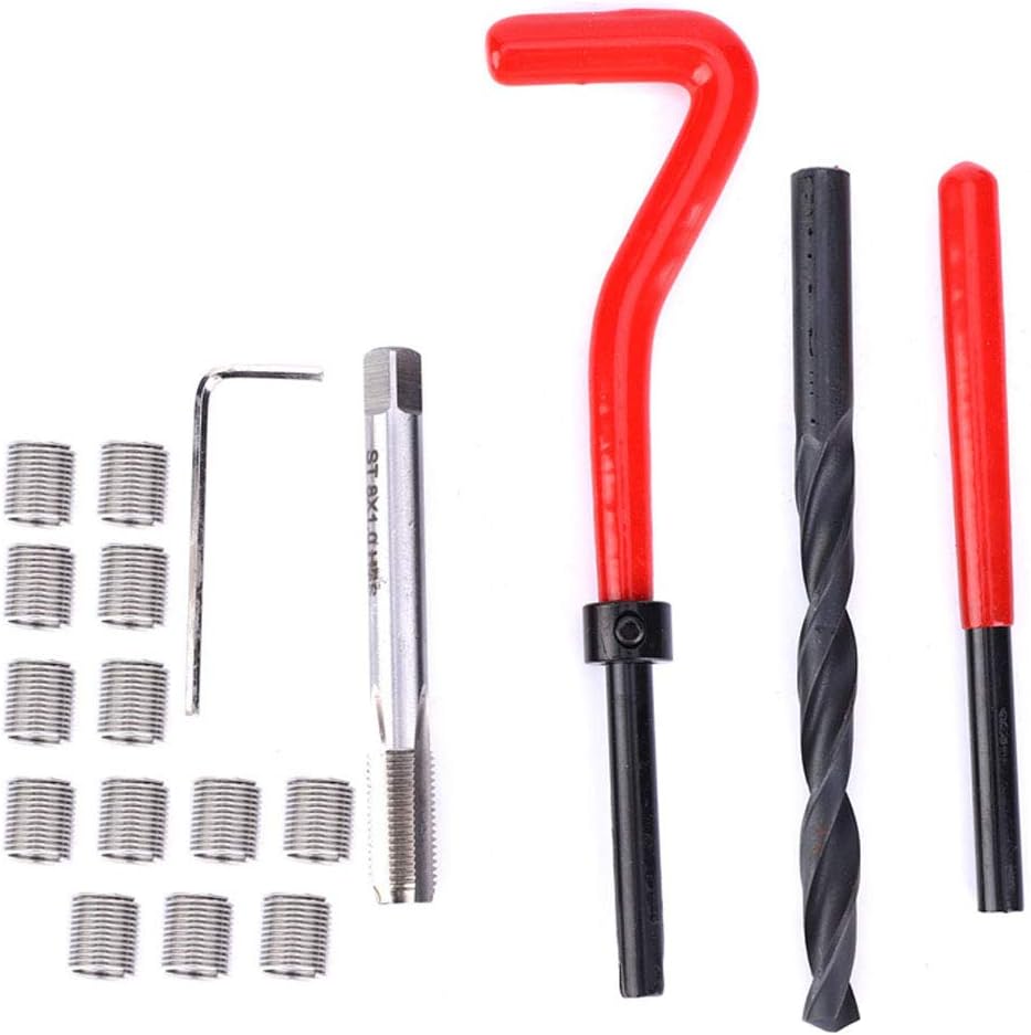 M8x1 Gewindereparaturset, Edelstahl, Set