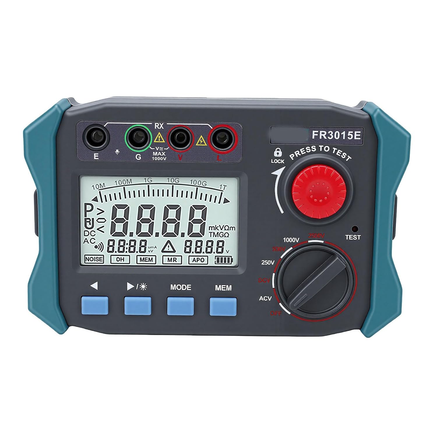 Digitales Isolationswiderstandsmessgerät, 250 Megahmmeter