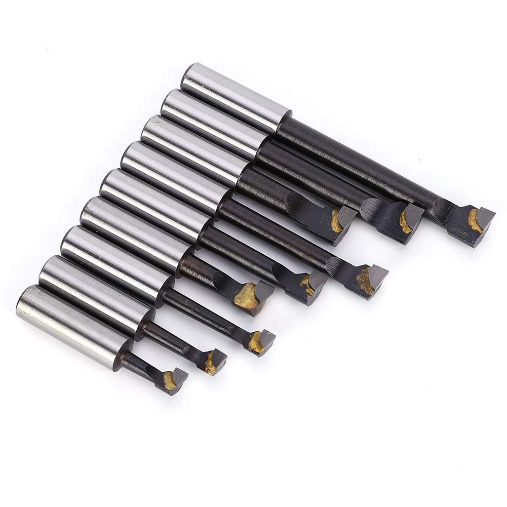 Hochgeschwindigkeits-bohrköpfe Für Cnc-fräsen, 9-teiliges Set Aus 12-mm-bohrköpfen Aus Stahl Typ F1