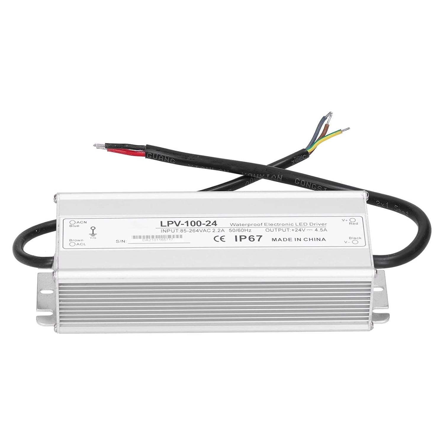 100-w-led-treiber, Wasserdicht, 24 V, Einzelausgang