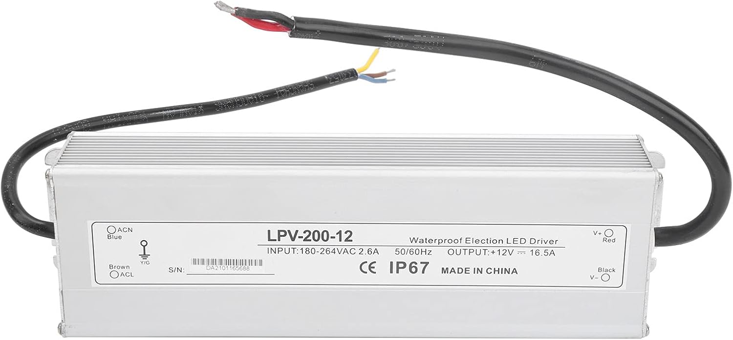 Wasserdichtes Led-netzteil, Ip67 200w Dc12v