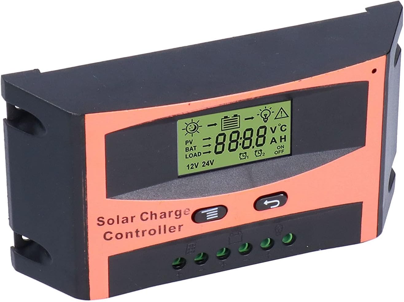 Pwm-solar-laderegler, 20 A, Lcd-anzeige, Verpolungsschutz (30 A)