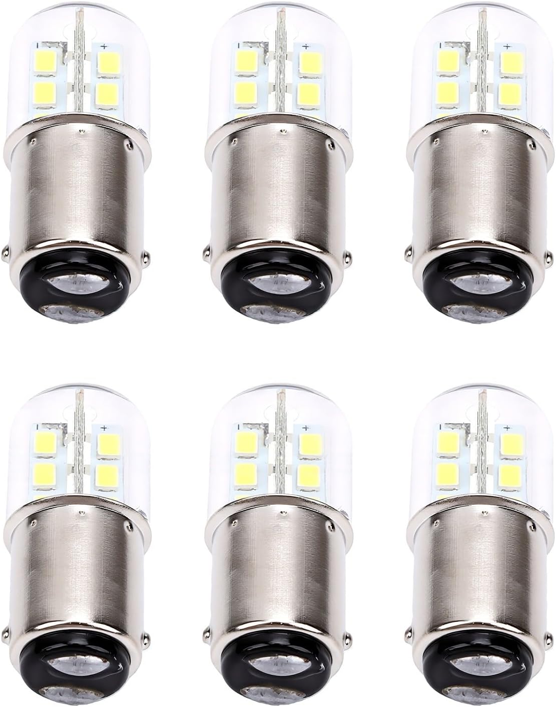 Ba15d Dimmbare 3-w-led-lampen, Bajonettfassung Mit Doppelkontakt, 6er-pack