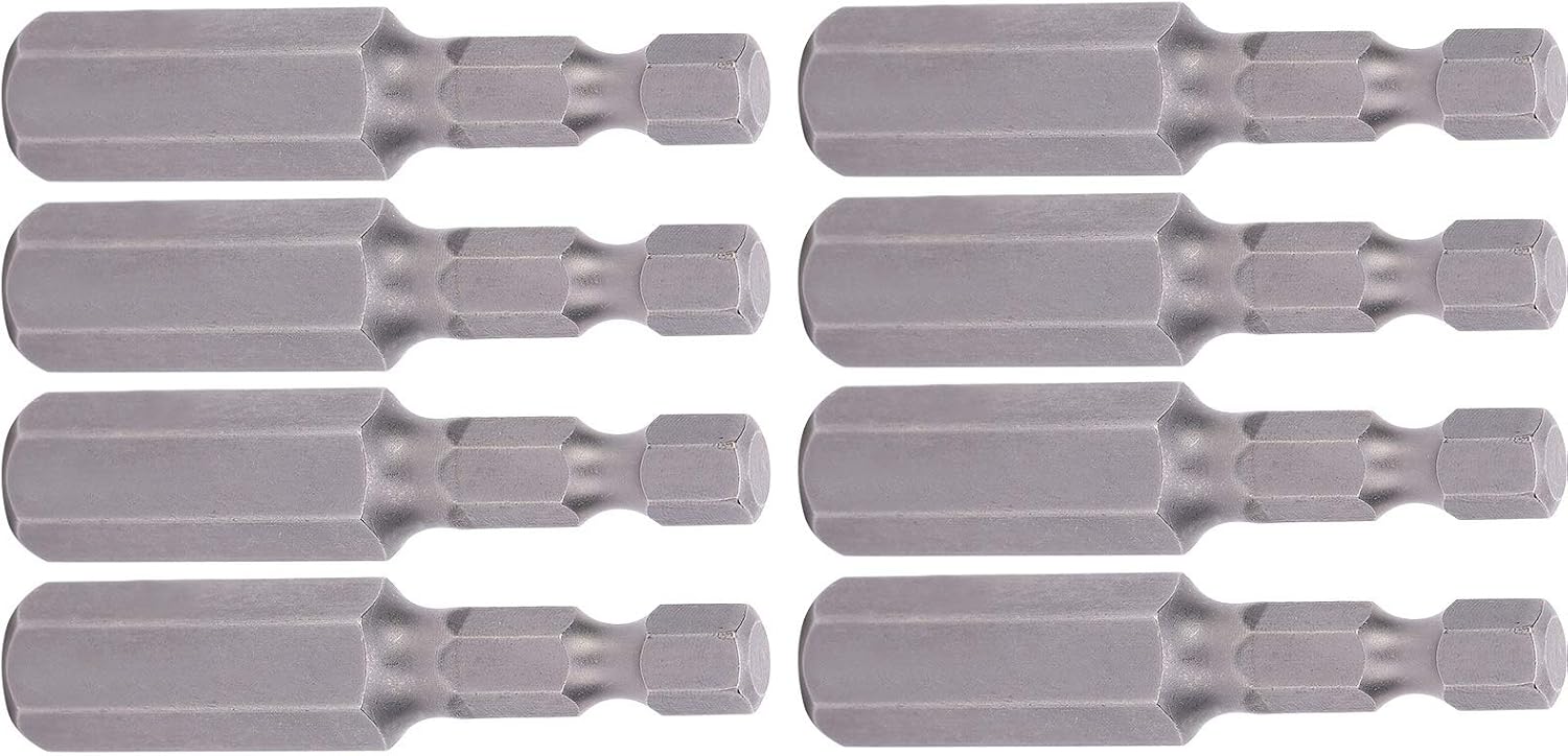 Set Mit 10 Elektrischen Schraubendreherbits, Sechskant-steckschlüssel