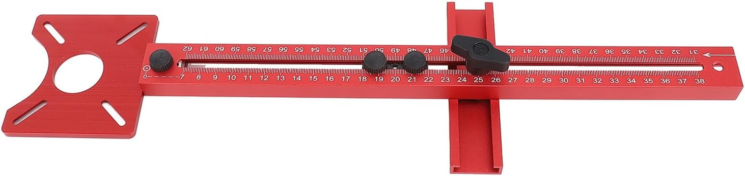 Fräsnuthalterung Aus Aluminium, Befestigungsschablone 44 Cm