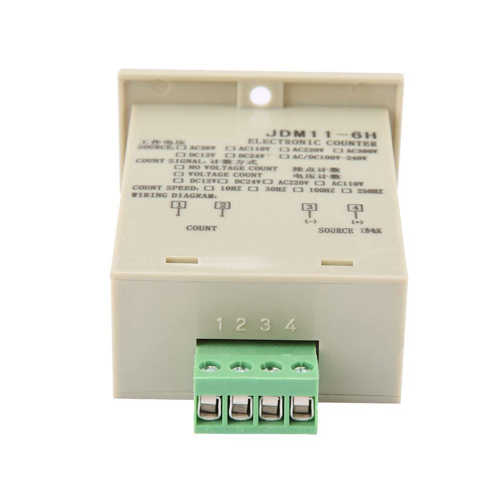 Jdm11-6h 6-stelliger Elektronischer Zähler Dc 12v Hochgeschwindigkeit