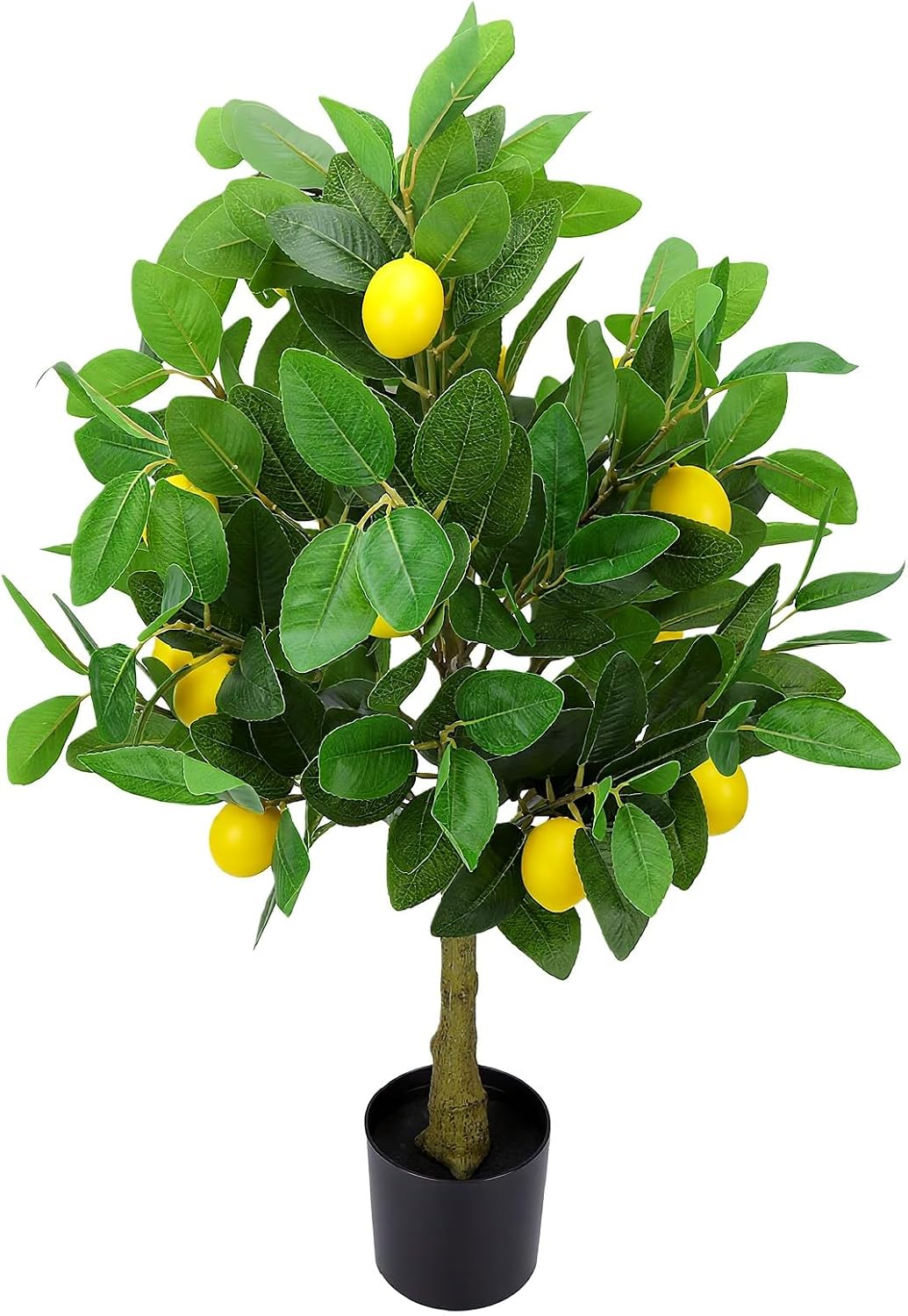 Künstlicher Zitronenbaum, Stabiler Und Beschwerter Sockel (80 Cm)