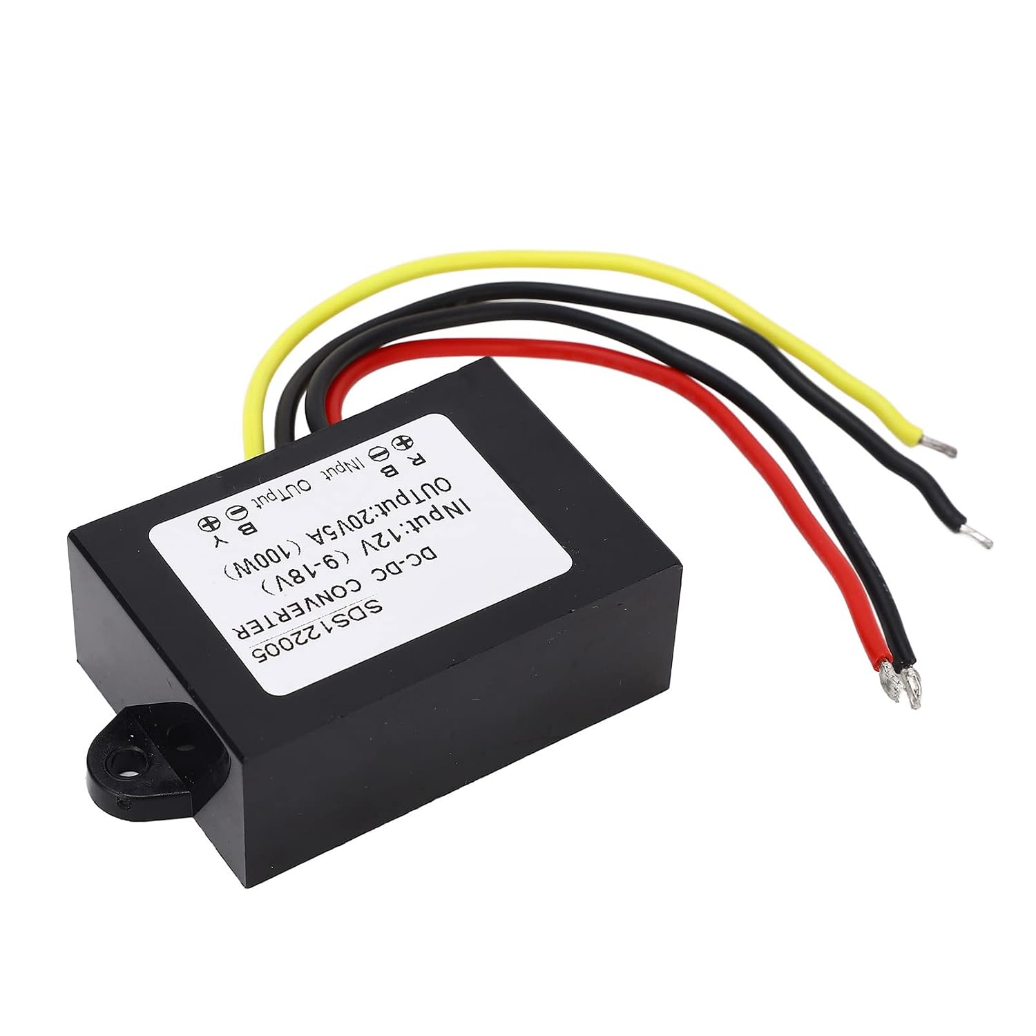 Dc-boost-modul, 12 V (9–18 V) Auf 20 V, 5 A, Hocheffizienz-netzteilmodul Mit Kunststoffgehäuse, Spannungswandlermodul, Spannungsreglermodul