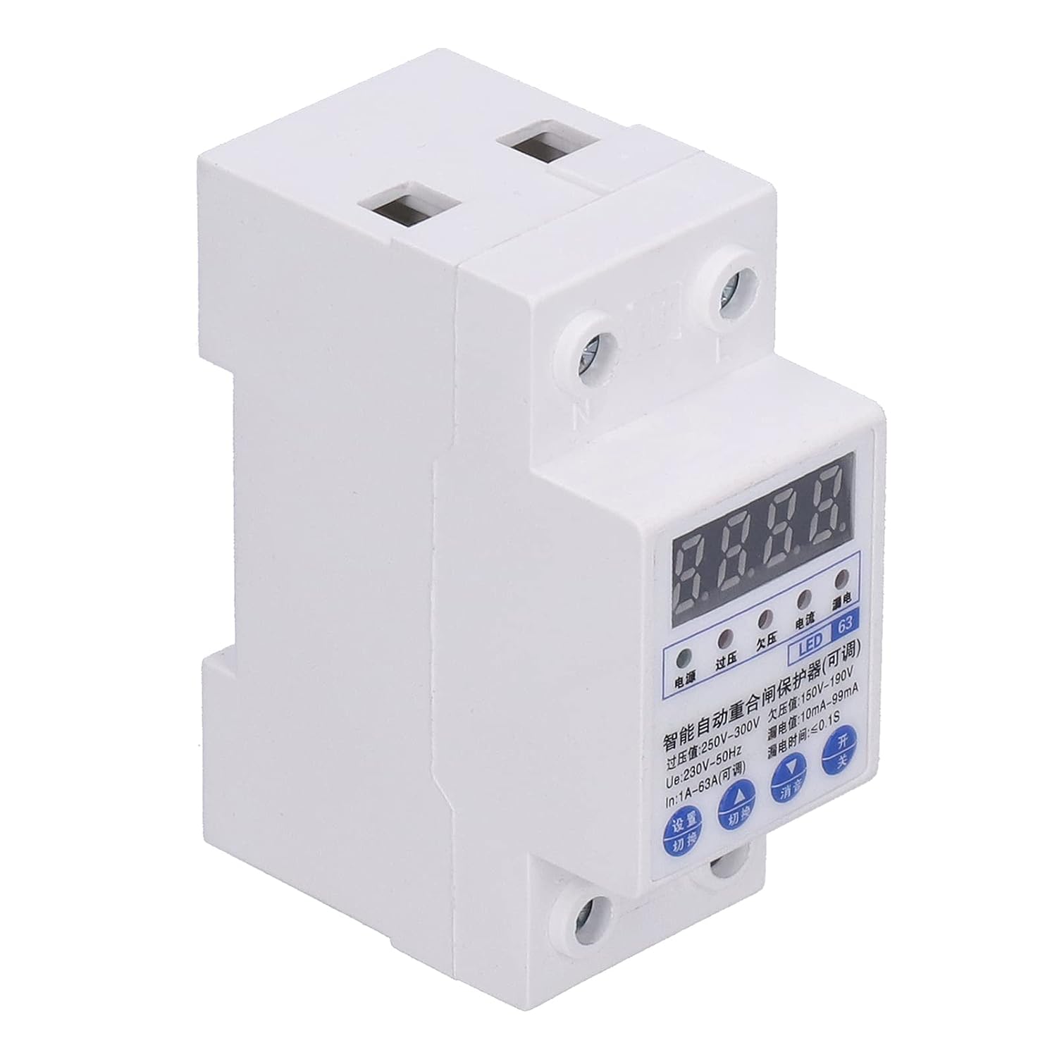 36-mm-miniatur-leistungsschalter, Fehlerstromschutzschalter